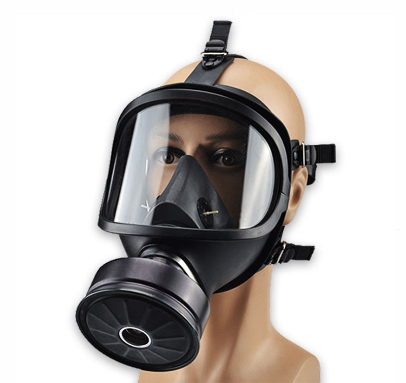 Masque facial intégral noir MF14/87 protection chimique – RUSSIAFR