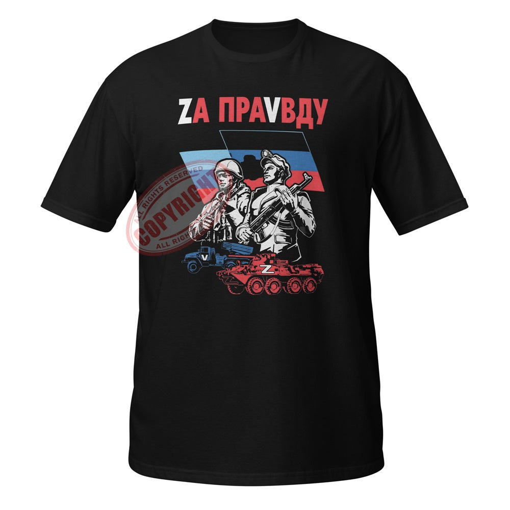 T-shirt Tshirt ZOV militaire armée russe