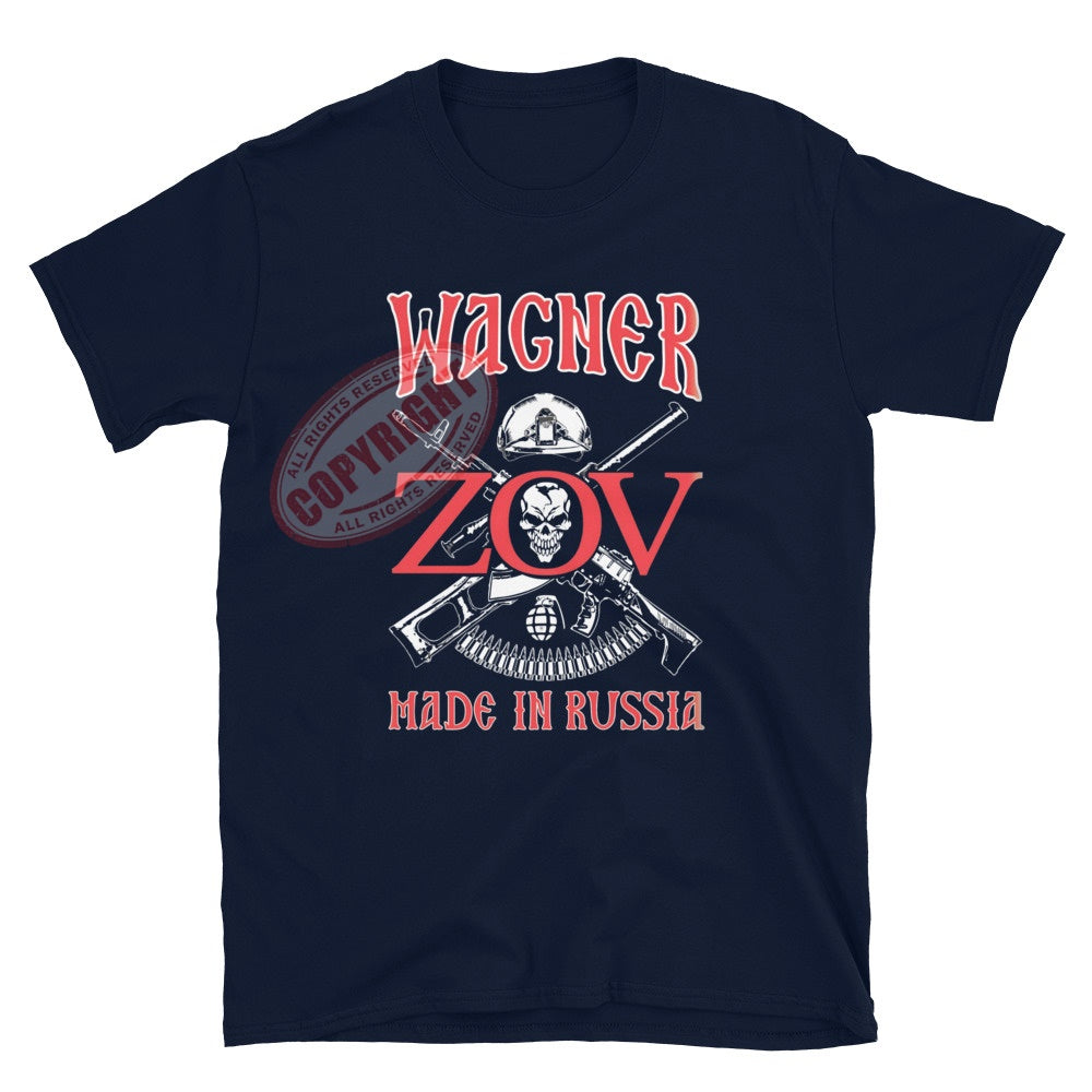 T-shirt Tshirt Groupe Wagner ZOV Made in Russia militaire armée russe