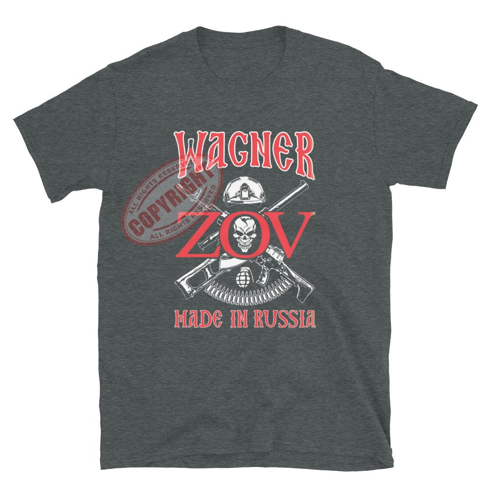 T-shirt Tshirt Groupe Wagner ZOV Made in Russia militaire armée russe