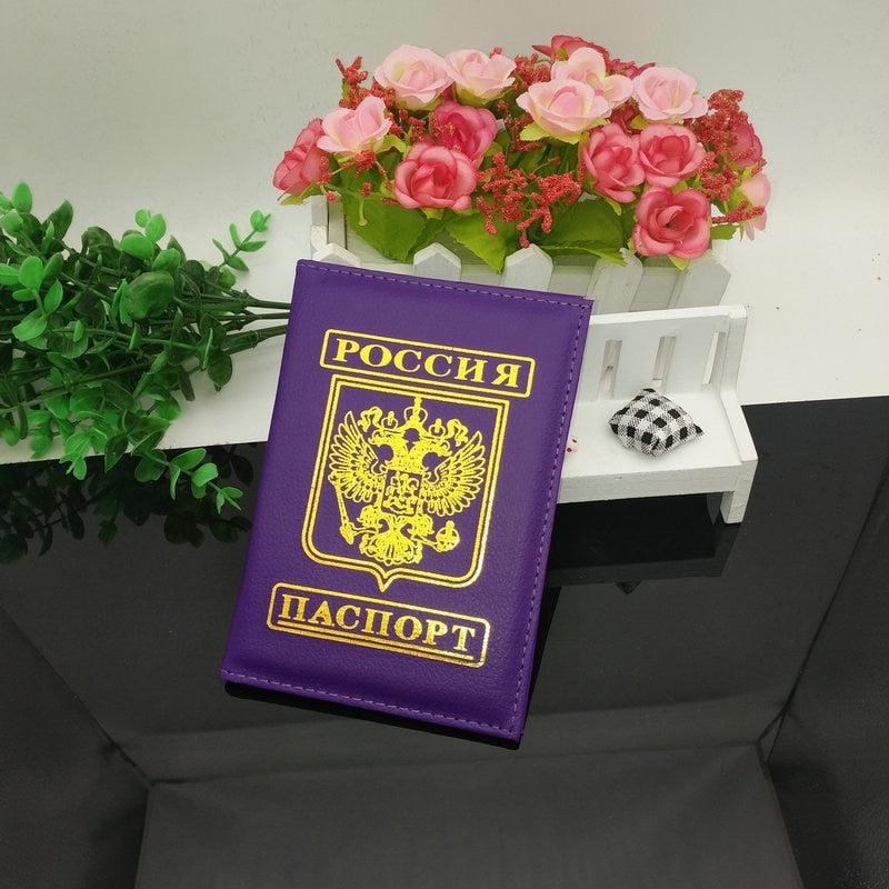 Porte Passeport couverture Russie voyage protecteur - RUSSIAFR