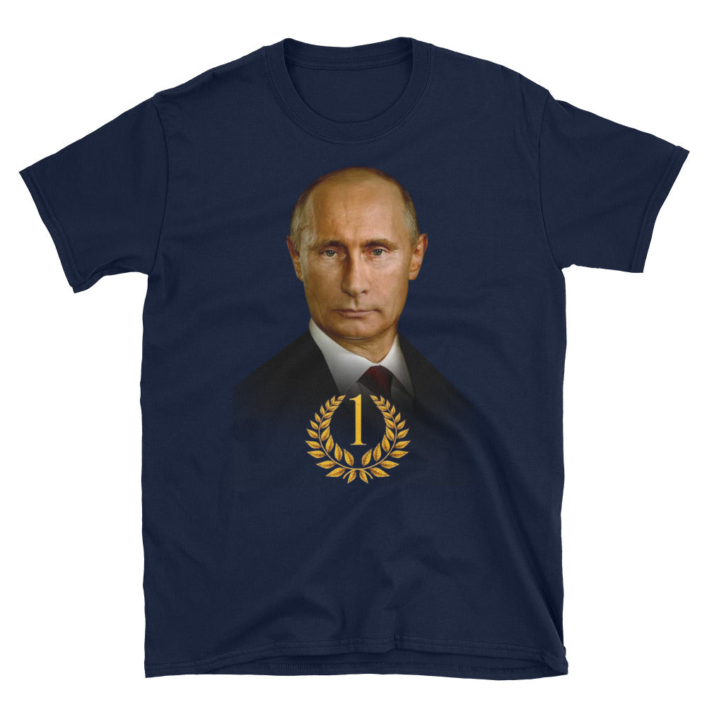 T SHIRT VLADIMIR POUTINE NUMERO 1 NUMBER 1