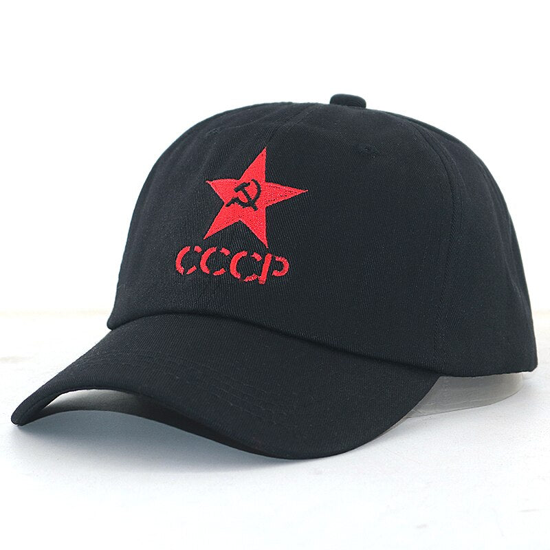 CASQUETTE 100% COTON RUSSIE CCCP URSS ETOILE ROUGE - RUSSIAFR